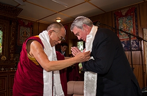 Dan Rather and the Dalai Lama for the 2007 report 